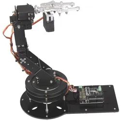 Joy-it Grab it Roboterarm inkl. Motorsteuerung, Robotik Kit, Schwarz