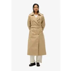Superdry für Damen. W5011871A Klassischer Trenchcoat (M), Beige, Lässig, Baumwolle