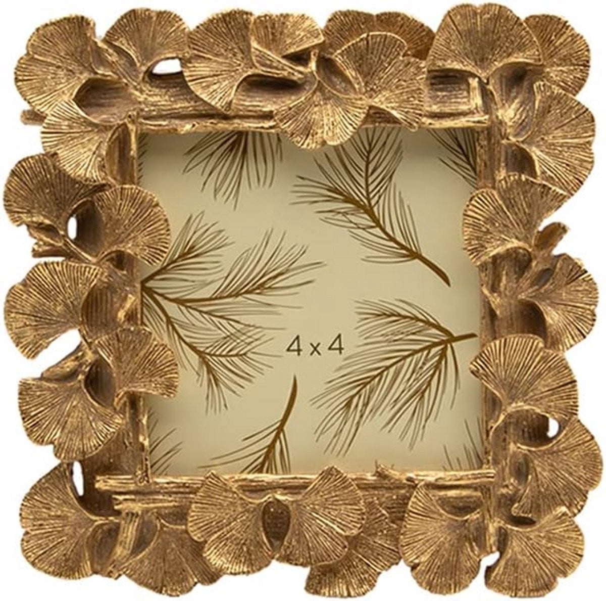 Vintage Sierlijke Gouden Fotolijst 10x10cm | Antieke Tafel- en Wandlijst
