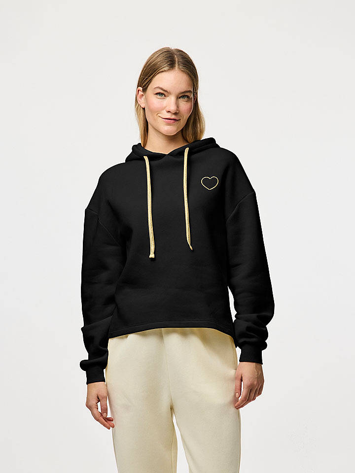 Pieces Pullover "Chilli" in Schwarz - S