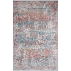 Vintage Läufer Kennedy 80 x 300 cm Mischgewebe Bunt