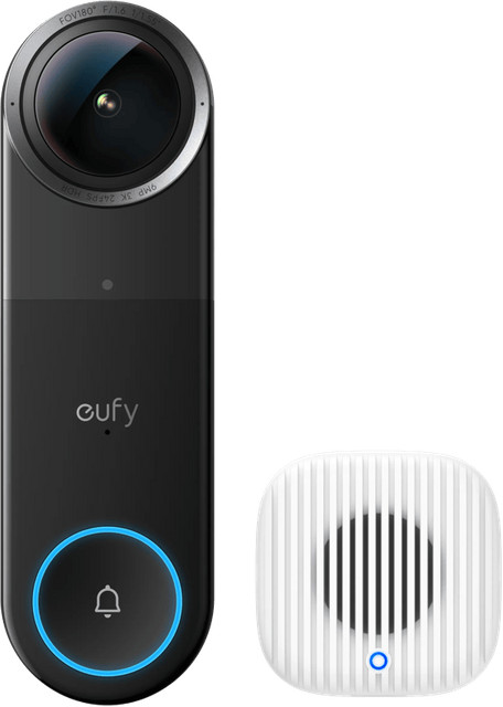 Anker eufy Doorbell S4 Bedrade Deurbel met Mini Chime