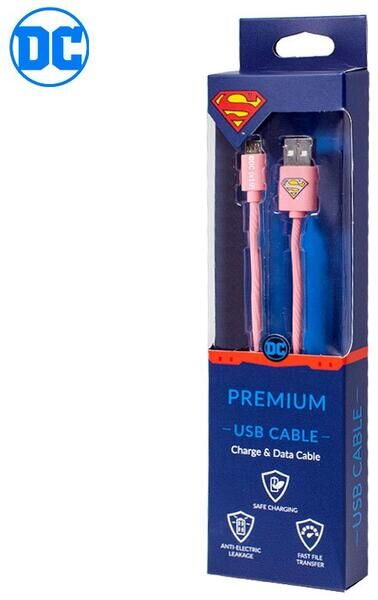 Cabo USB DC Superman Micro-USB