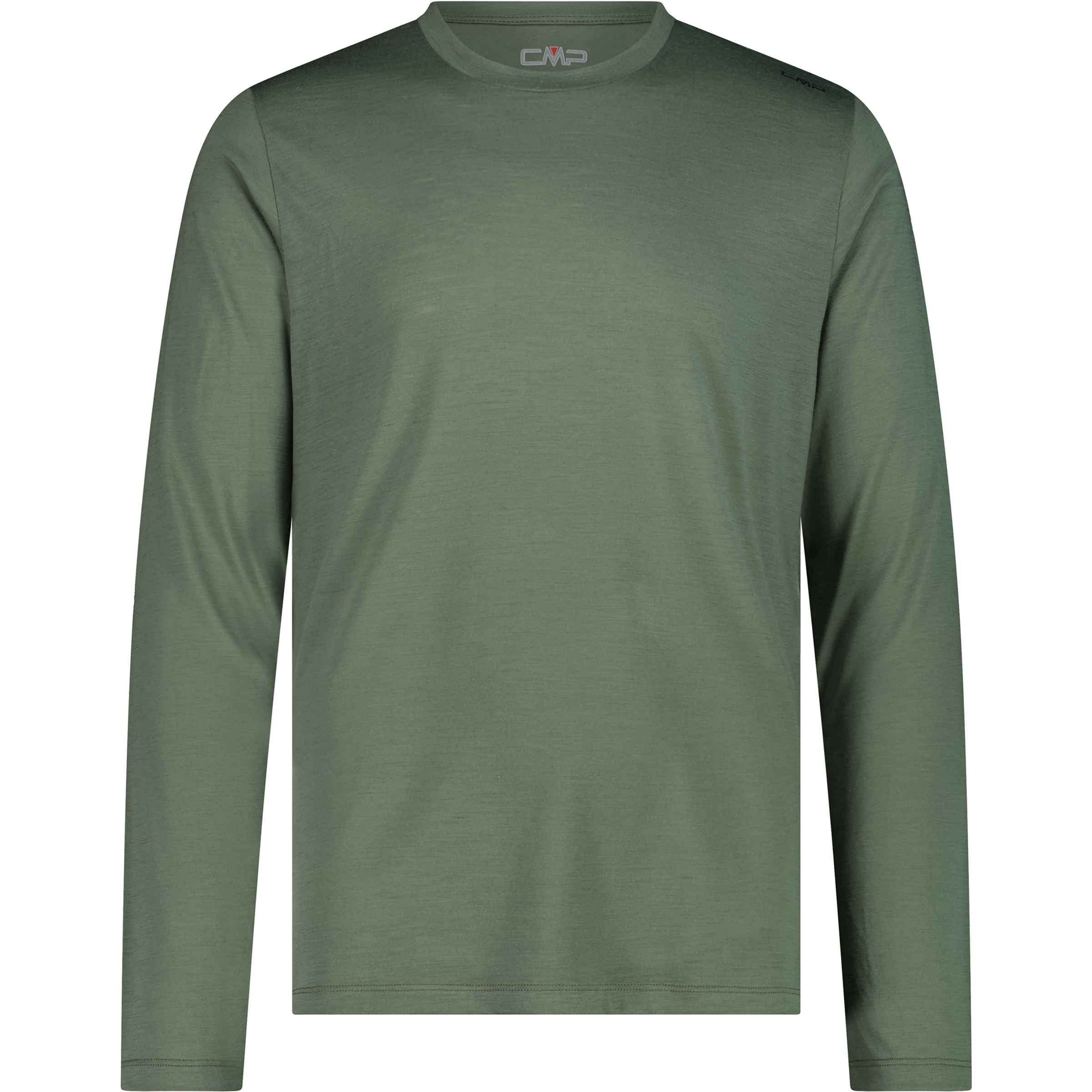 CMP Herren Longsleeves oliv Größe XXL Camping Atmungsaktiv Merinowolle