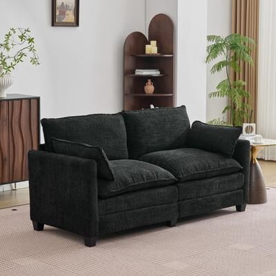 Abrihome "70.86"" Modern 2-Seater Sofa with Two Washable Pillows"