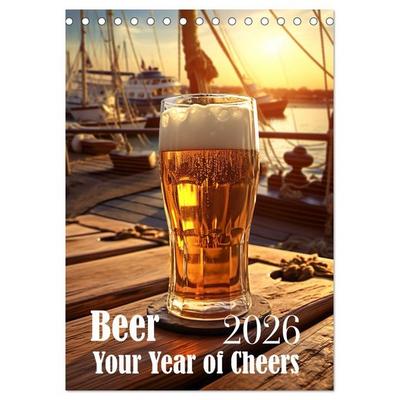 Beer (Desk Calendar 2026 DIN A5 portrait), CALVENDO 12 Month DeskCalendar