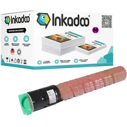 Inkadoo, Toner, Toner kompatibel zu Ricoh 841198 Toner, magenta Magenta (M)