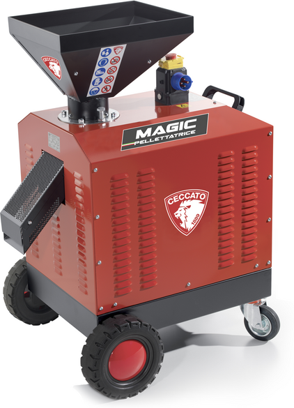 Ceccato Olindo Monofase 3 Hp - Pellettatrice per produzione in casa del pellet da riscaldamento