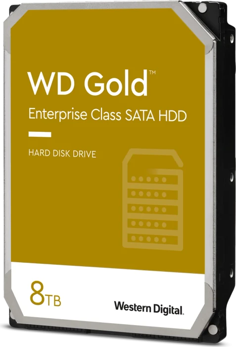 8TB WD Gold WD8005FRYZ - Festplatte - Enterprise - 8 TB - SATA 6Gb/s