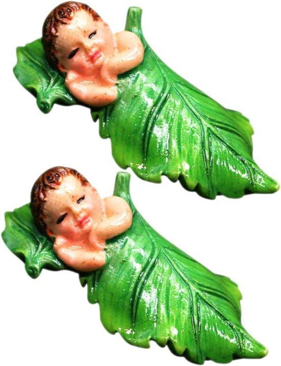 Groene Miniatuur Fairy Beeldjes voor Tuin Decoratie van Weerbestendige Hars