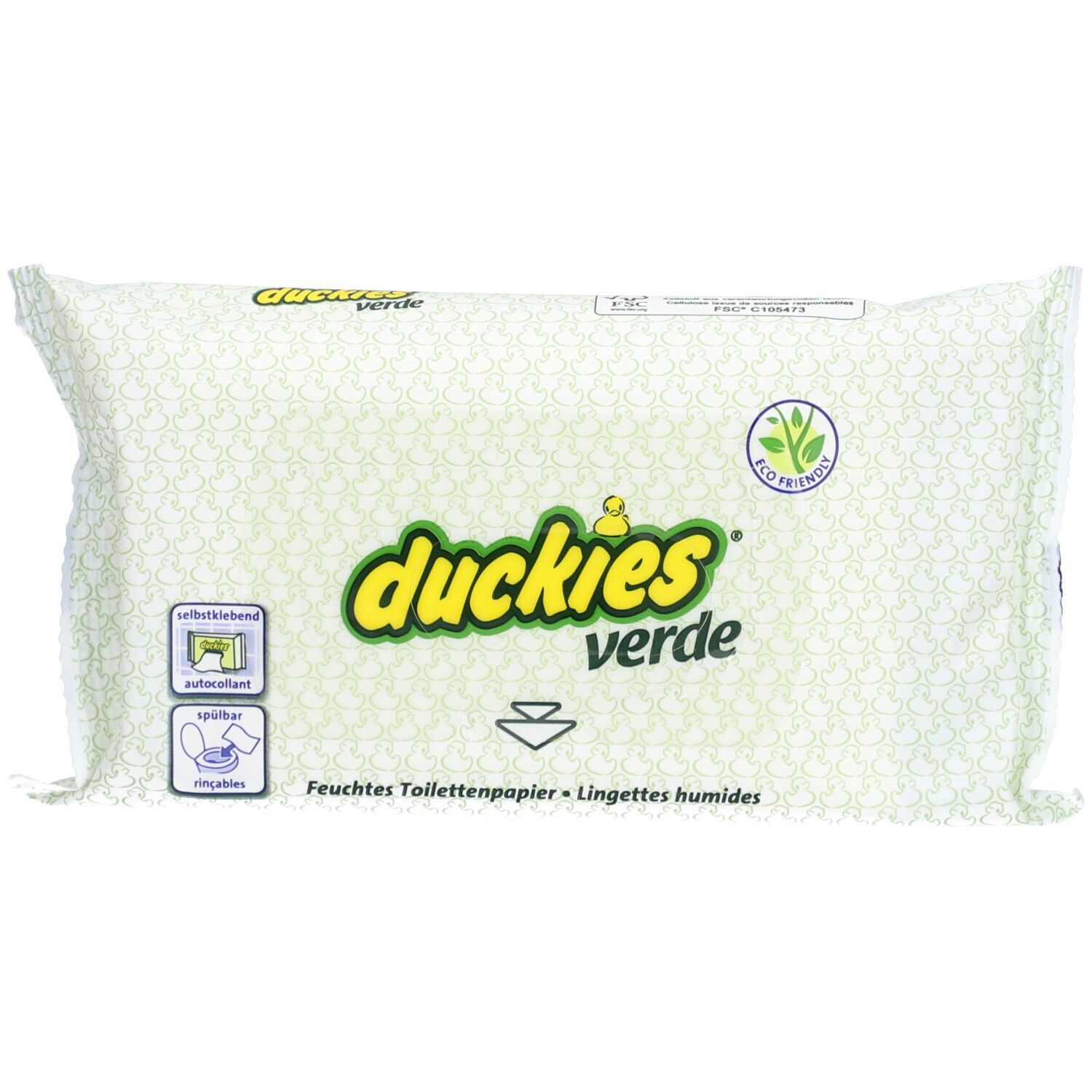 Duckies Verde feuchtes WC-Papier 30 Stk St Sonstige