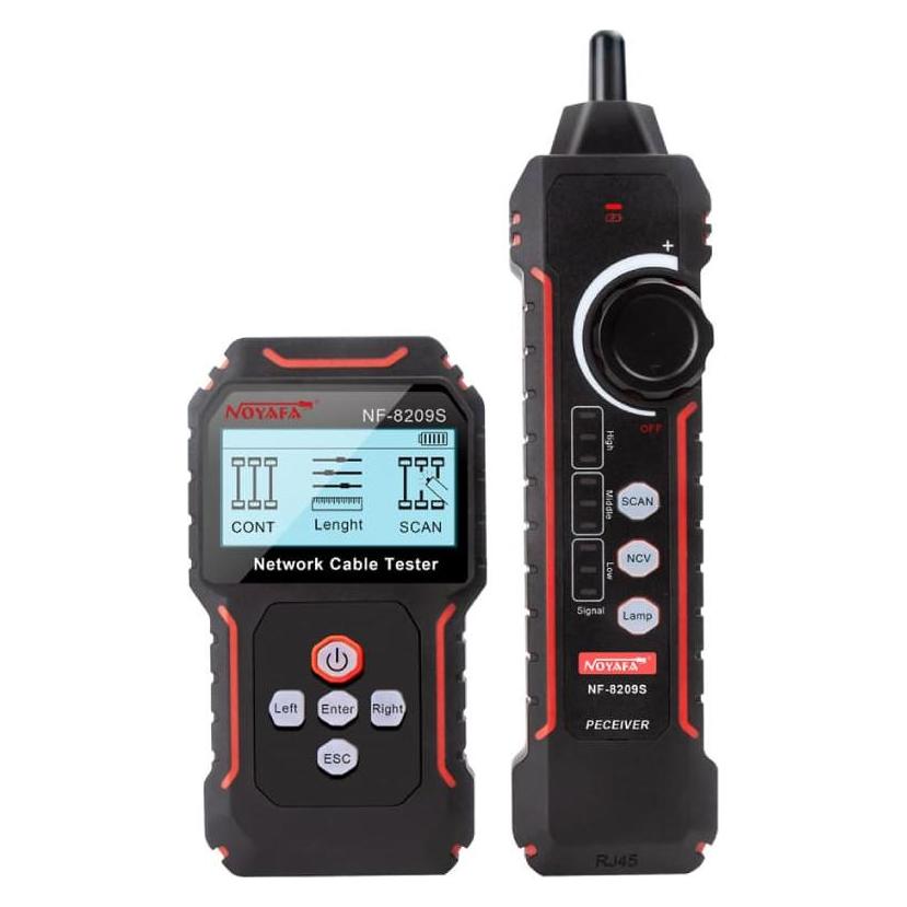 W-Star Tester kabelů UTP WSNF8209S, RJ45, Poe, hledací sonda, flash port (Kabeltester) (WSNF8209S)
