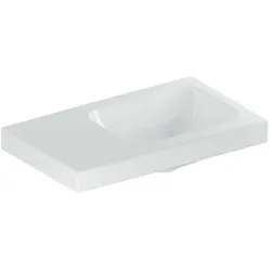 Geberit iCon light Handwaschbecken 501833004 53x31cm, ohne Hahnloch, ohne Überlauf, mit Ablagefläche, weiß KeraTect