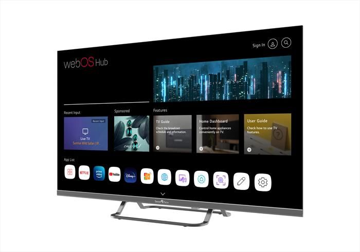 SMART TECH Smart Tv Led Fhd 32" 32qw01v-metal Grey