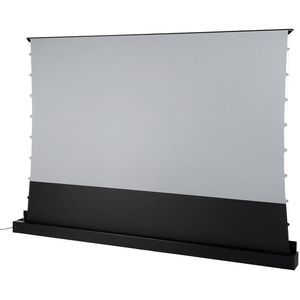 Celexon Beamer-Leinwand HomeCinema Plus UST, 100 Zoll, 221 x 124 cm, 16:9, Bodenleinwand, schwarz