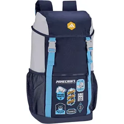 adidas Minecraft Rucksack (19 Liter) Kinder KR2355 - dark blue/lgh solid grey