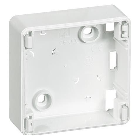 LK Opus 66 underlag 1 modul 23 mm, hvid (Keystone Modul) (AAK503N6305)