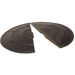 Moravia, Verkehrstechnik, SafeRide Fahrbahnschwelle 50 mm Abschlusselement mit Zapfen, schwarz