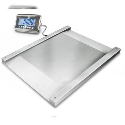 KERN Durchfahrwaage Edelstahl Max 1500 kg, e=0,5 kg, d=0,5 kg