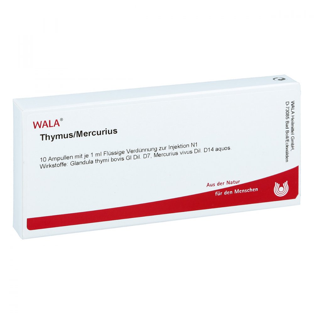 WALA Heilmittel GmbH Thymus/ Mercurius Ampullen 01752280