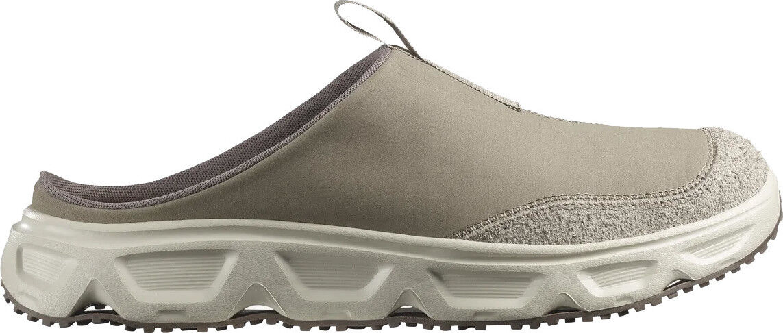 Salomon Unisex Reelax Slide Ultra Vintage Khaki/Almond Milk/Falcon 36