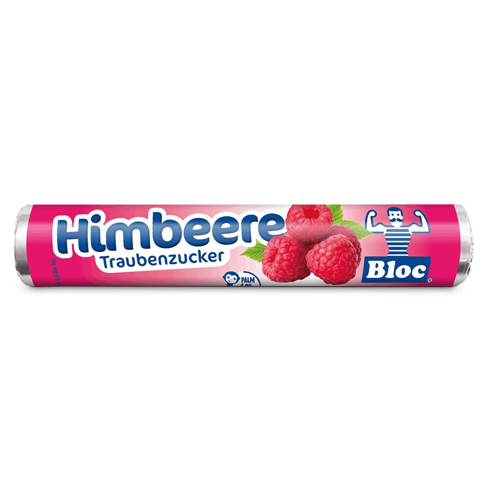 Bloc Traubenzucker Himbeer Rolle 42 g Bonbons
