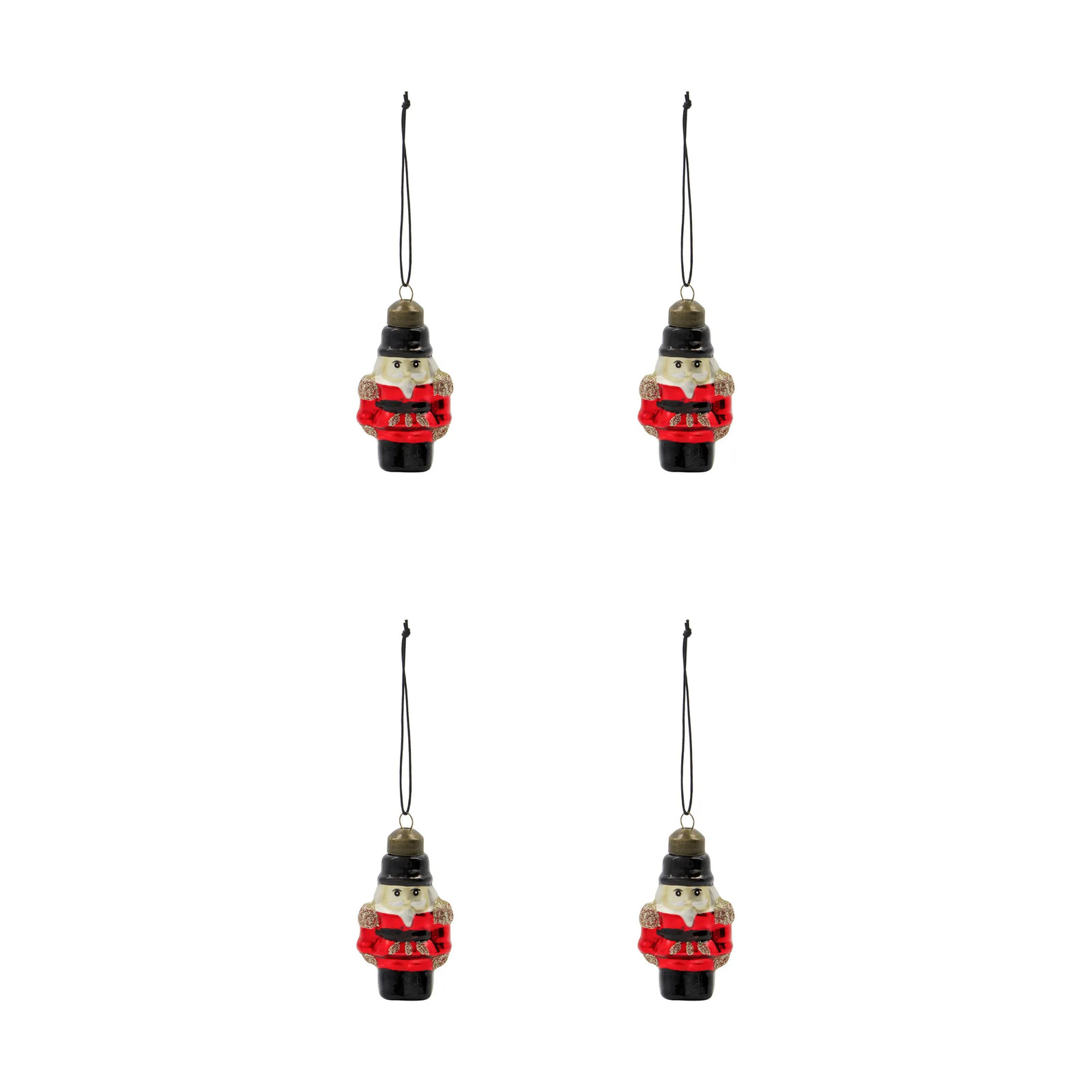 House Doctor Tino kersthanger 4-pack Rood