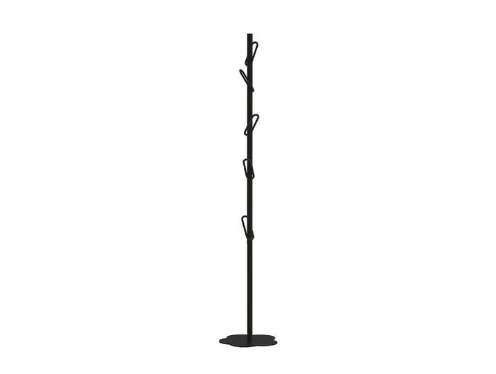 MEME DESIGN portemanteau sur pied MYFLOWER (Noir - Métal verni)