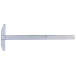 M + R Reißschiene 75,0 cm, rauchgrau