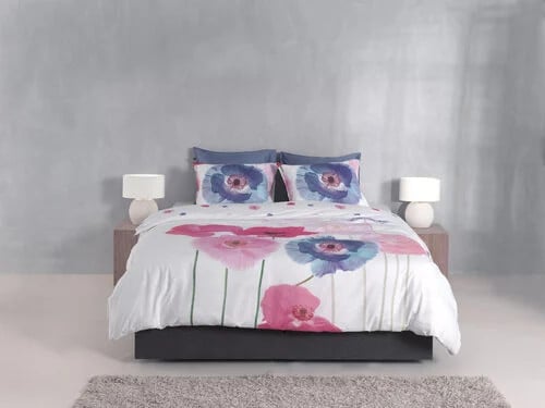 Zo! Home Poppy Dekbedovertrek Wit 240 x 220 cm