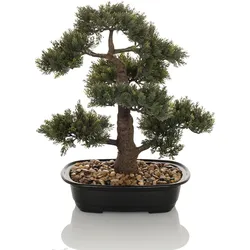 hjh OFFICE Kunstpflanze BONSAI Kunststoff