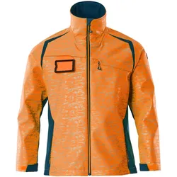 Softshelljacke "ACCELERATE SAFE" - M - orange/dunkelpetroleum
