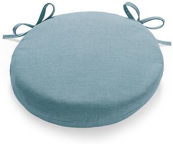 "16"" Sunbrella Round Seat Cushion - Knife Edge, Knife-Edge/Horizon - Grandin Road"