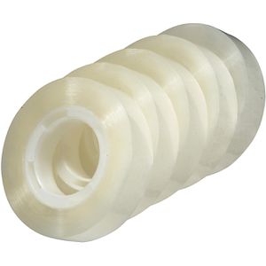 Herlitz Klebeband 10842458, 12mm x 33m, transparent, Kern-Ø 26mm, 5 Stück