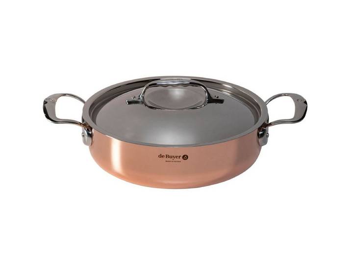 de Buyer Kochtopf Prima Matera Bratentopf Kupfer/Edels. niederer