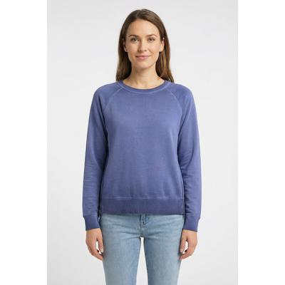 Sweatshirt LIEBLINGSSTÜCK "NavyEP", Damen, Gr. XL, blau (jeans), Sweatware, Obermaterial: 100% Baumwolle, clean, unifarben, normal, Rundhals, Raglanärmel Rippbündchen, Sweatshirts Sweatshirt, mit Farbverlauf