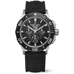 Maurice Lacroix PONTOS S SOLAR CHRONOGRAPH 42 mm, Quartz, Kautschukarmband Herrenuhr PT1038-SSL20-330-2