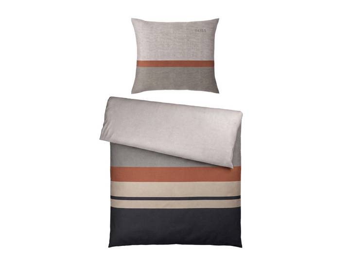 Hugo Boss Bettwäscheset, Rotbraun, Textil, 160x210 cm, Heimtextilien, Bettwäsche, Bettwäsche