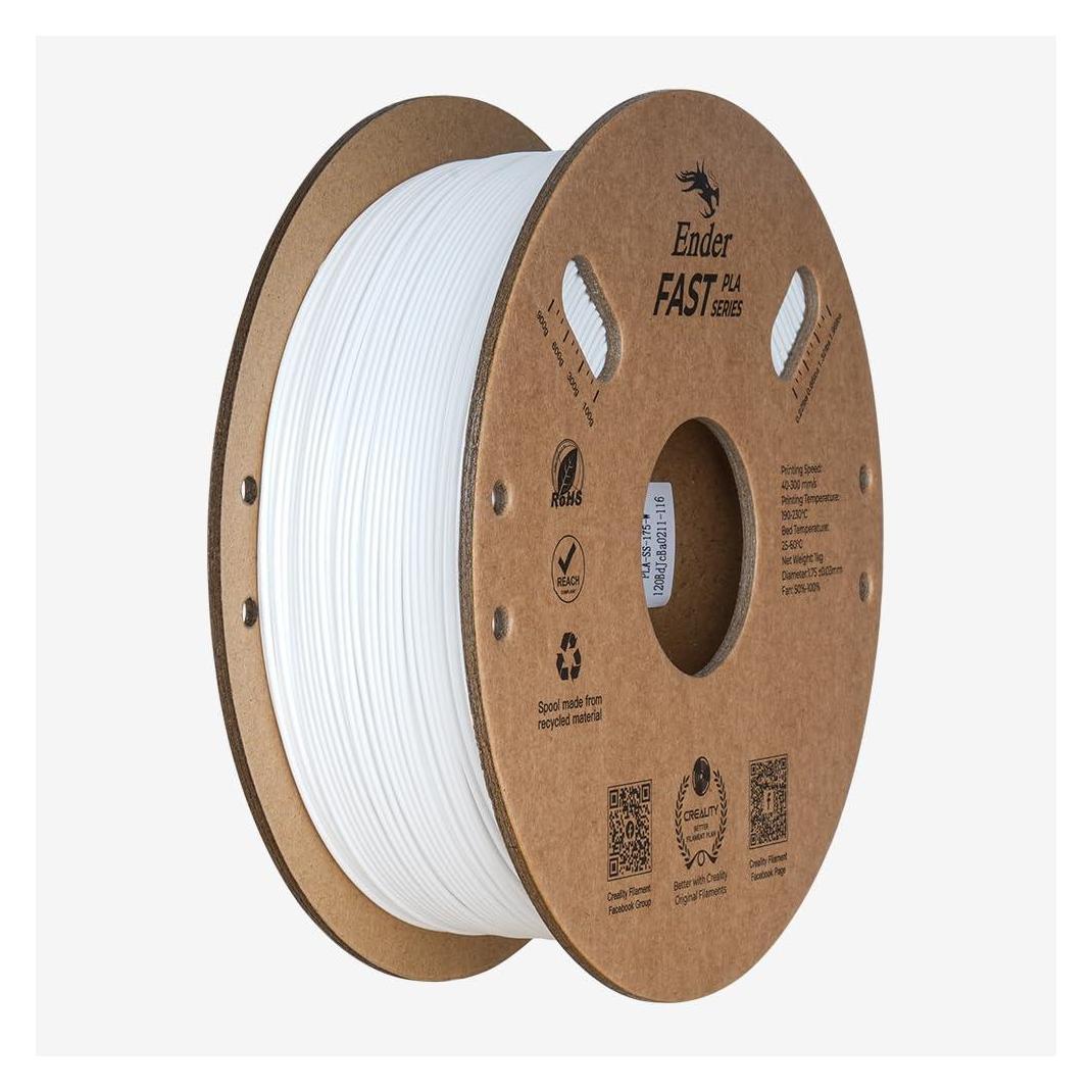 Creality Filament PLA Fast Weiss (PLA, 1000 g, 1.75 mm) (3301010397)
