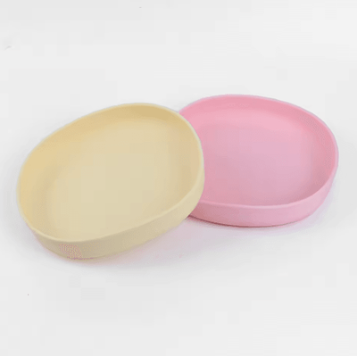 Inspire Picks 2 Pack Whisker Friendly Silicone Cat Plates Cat Feeding Bowls For Comfortable, Mess Free Mealtimes set 5