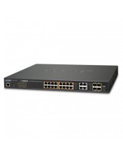 Planet gemanaged L2+ Gigabit Ethernet 10/100/1000 Energie Über PoE Unterstützung 1U Schwarz Netzwerk-Switch 16-Port 10/100/1000T 802.3at + 4-Port TP/SFP Combo Managed Switch (GS-4210-16P4C)