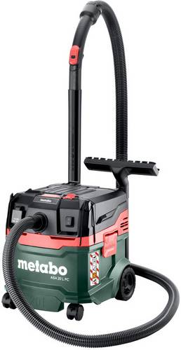 Metabo ASA 20L PC 602085000 Nass-/Trockensauger 1er Set 1200W 20l Staubklasse L zertifiziert, antistatisch