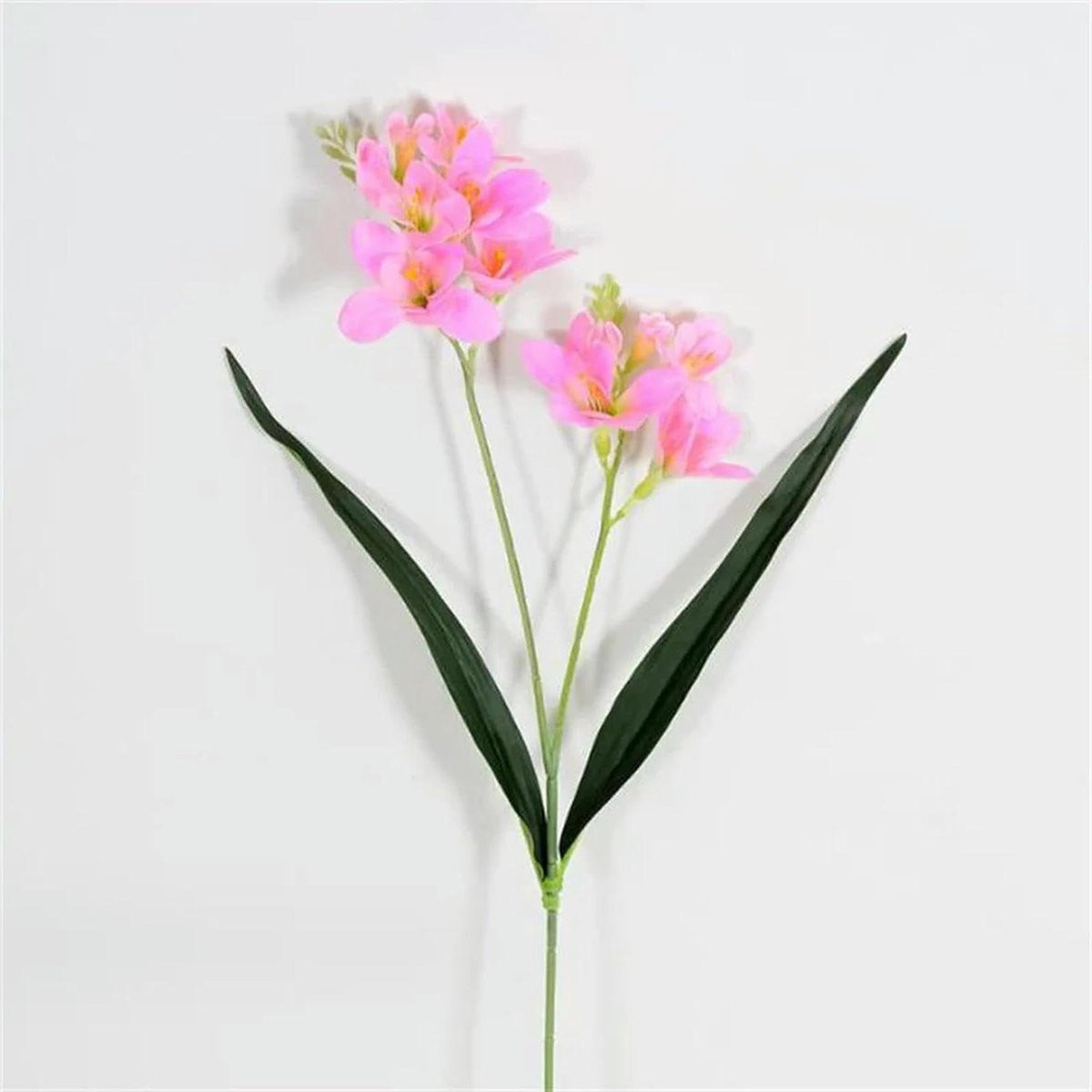 Kunst Freesia Bloem Freesia Hybrida - Roze - 64 cm