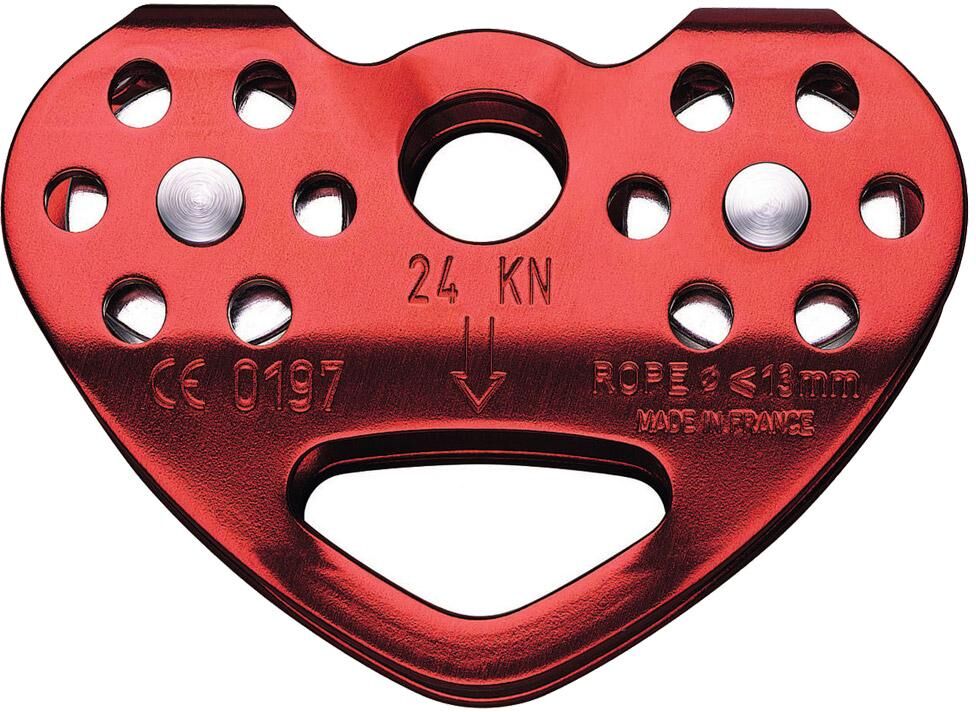 Petzl  - Pack Poulie Tandem + Oval Keylock Screwgate Black 2 - Poulie