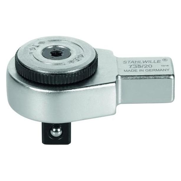 Stahlwille Feinzahn-Einsteckknarre | 735/20 (1/2") (58250020)