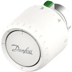 Danfoss Aveo Servicetermostat med indbygget føler. Indstillingsområde 7-28°C, Frostsikring, Thermostat, Weiss
