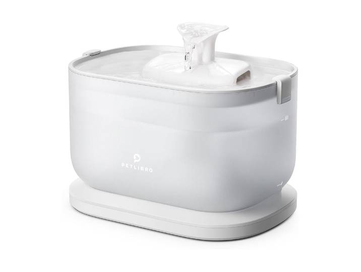 Trinkbrunnen Petlibro , weiss (weiß), B:15,6cm H:16,1cm T:23,3cm, Haustiertränken, Trinkbrunnen, Trinkbrunnen für Katzen und Hunde