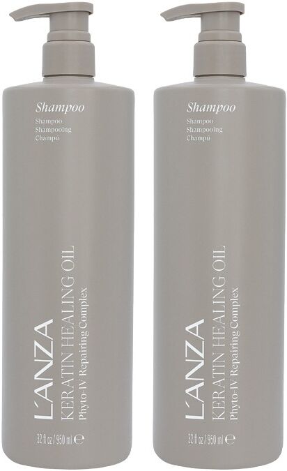 L'Anza Keratin Healing Oil Shampoo 950ml Double