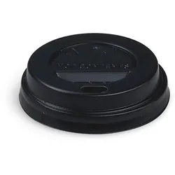 Domdeckel (PS) schwarz für Becher Ø62mm