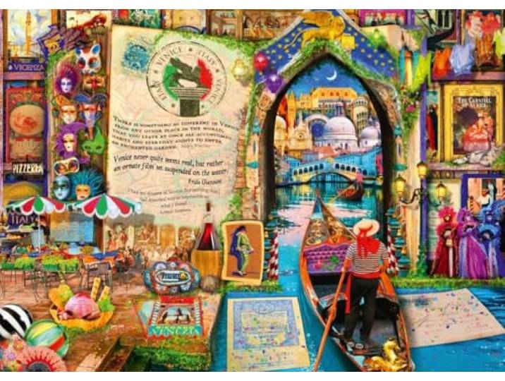 Bluebird Puzzle legpuzzel Life is an Open Book Venice - 1500 stukjes
